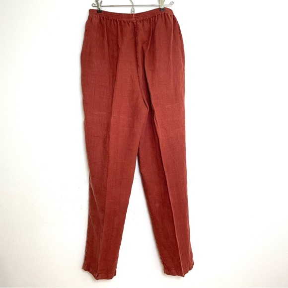 CALIFORNIA THREADS 2 Piece Set Vintage Linen Lagenlook Boho Tunic Pants Made USA - Picture 14 of 16